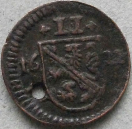 II-2-Pfennig?-1622-Lion-Arms-With-Band