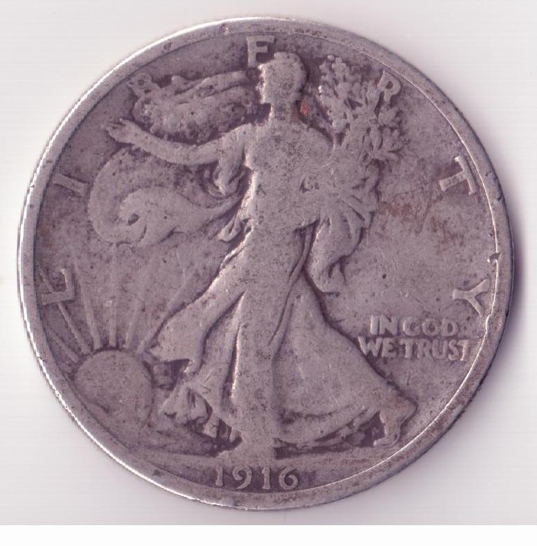 1916-Walking-Liberty-Half-Dollar-For-Grading