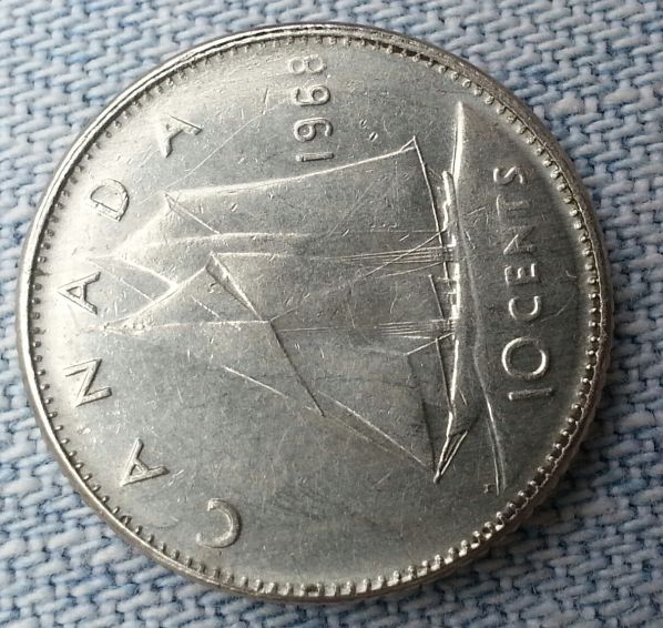 1968-Dime