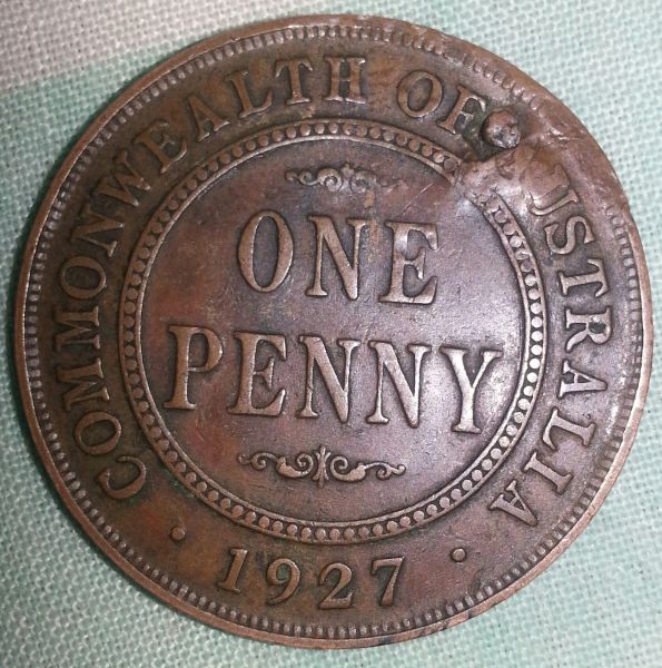 1927-Penny-Weird-Errror