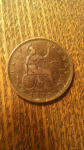 1877-Half-Penny