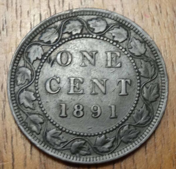 Small-Or-Large-Date-1891-Penny