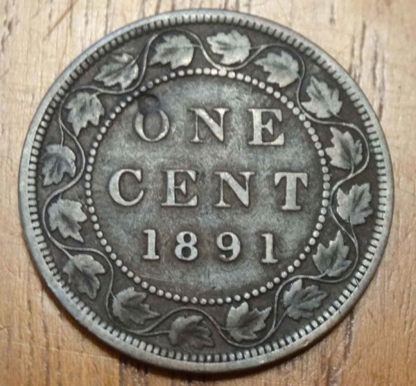 Small-Or-Large-Date-1891-Penny