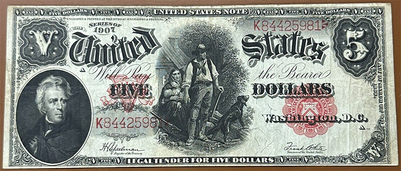 1907-Woodchopper-$5---Grading-And-Opinions