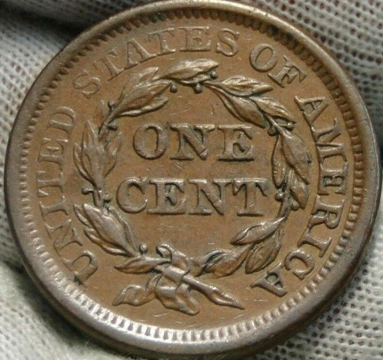 1856-Slant-5-Braided-Hair-Cent-For-Eval-And-Comments