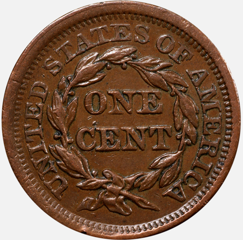 1855-Braided-Hair-Large-Cent---Grading-And-Comments
