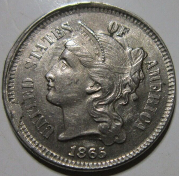 1865-3-Cent-For-Grade-And-Evaluation