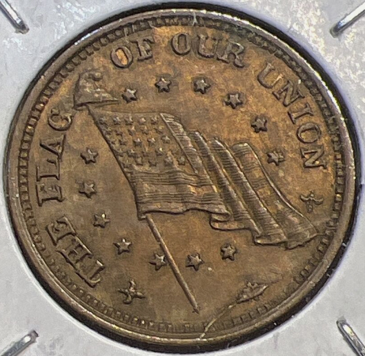 1863-Undated-Dix---Shoot-Him-On-The-Spot-Civil-War-Token-For-Evaluation