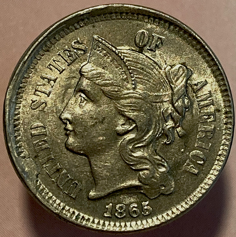 1865-3-Cent-For-Grade-And-Evaluation