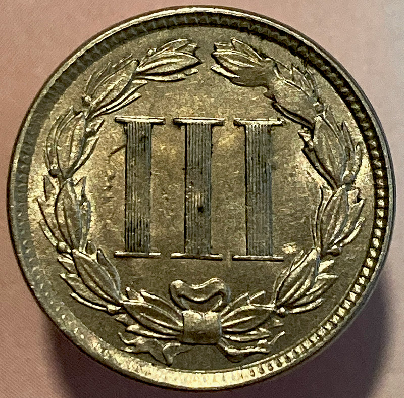 1865-3-Cent-For-Grade-And-Evaluation