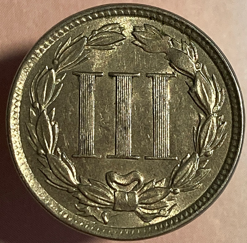 1865-3-Cent-For-Grade-And-Evaluation