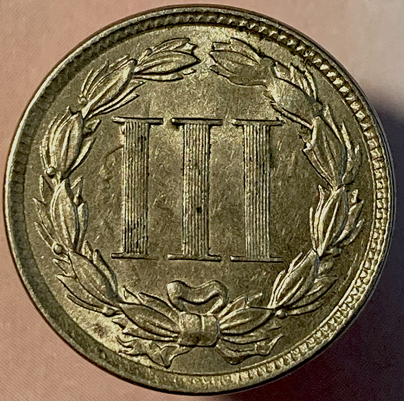 1865-3-Cent-For-Grade-And-Evaluation