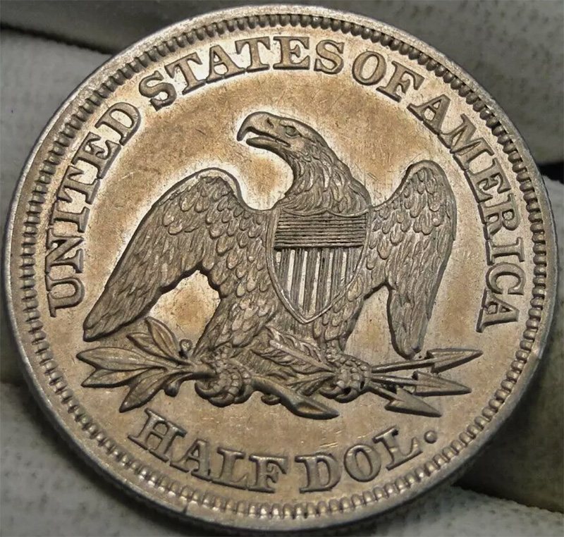 1854-Seated-Liberty-50c---Comments-And-Grade