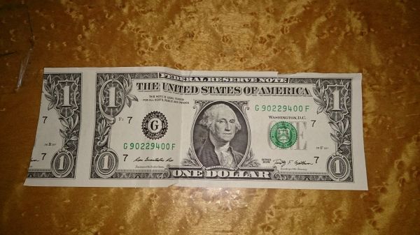 Miscut-Brand-New-Crisp-2009-$1Bill