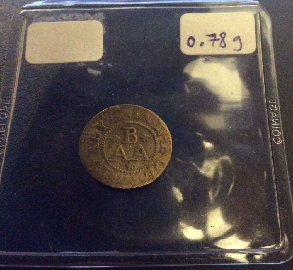Coin-ID?-0.78-Gram-Coin---B-Over-Aa-&-Deer-With-Antlers