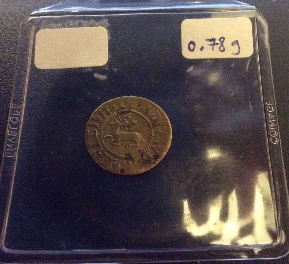 Coin-ID?-0.78-Gram-Coin---B-Over-Aa-&-Deer-With-Antlers