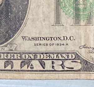 1934-A-Series-$10-Bill---Offset-Printing-Both-Sides?