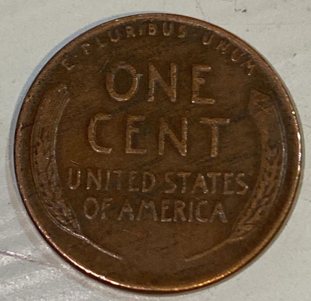 1953-Penny---Looks-Like-Mini-Tire-Marks-Both-Sides