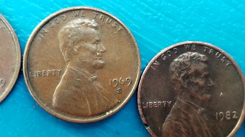 1982-Large-Date-Zinc-Maybe-Double-Die-And-1969-S-Penny