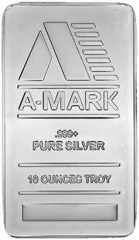 10-Oz-A-Mark-Silver-Bar-Just-75�-Over-Spot