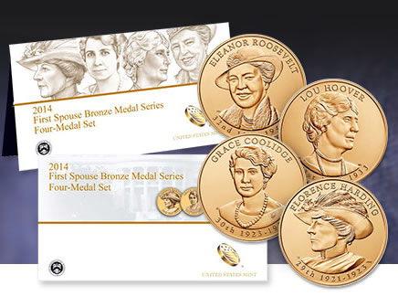 2014-1-St-Spouse-Bronze-Medal-Series:-Four-Medal-Set-10/23