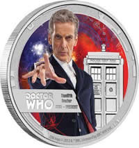 NZ-Mint:-Doctor-Who-1/2-Oz-Silver-Twelfth-Doctor-Released