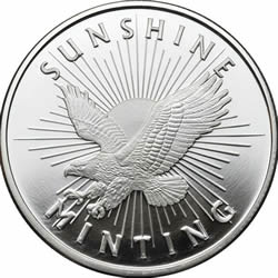 1-Oz-Sunshine-Silver-Rounds-Just-85�-Over-Spot!