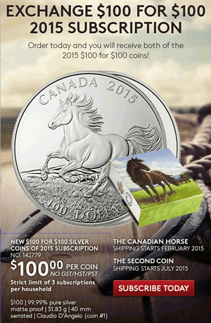 New-Release:-$100-For-$100-Canadian-Horse
