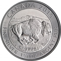 2015-Silver-Bison-Coins-$2.25-Over-Spot/Oz!