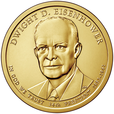 US-Mint-Accepting-Orders-For-Eisenhower-Presidential-$1-Coin-Products-April-13