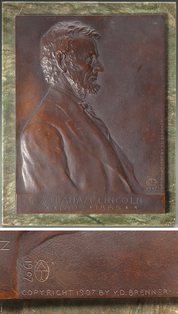 Seldom-Seen-Selections:-A-Victor-D.-Brenner-Bronze-Of-Lincoln