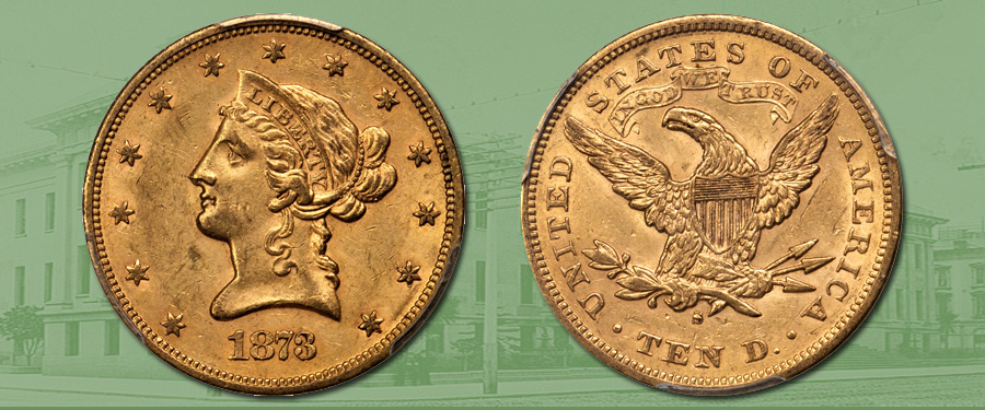Probable-Finest-Known-1873-S-Eagle-Recently-Discovered-In-Europe
