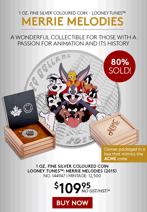 80%-Sellout-Alert:-2015-Merrie-Melodies-1-Oz.-Fine-Silver-Coloured-Coin