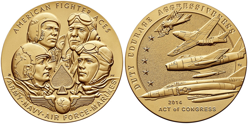 American-Fighter-Aces-Receive-Congressional-Gold-Medal