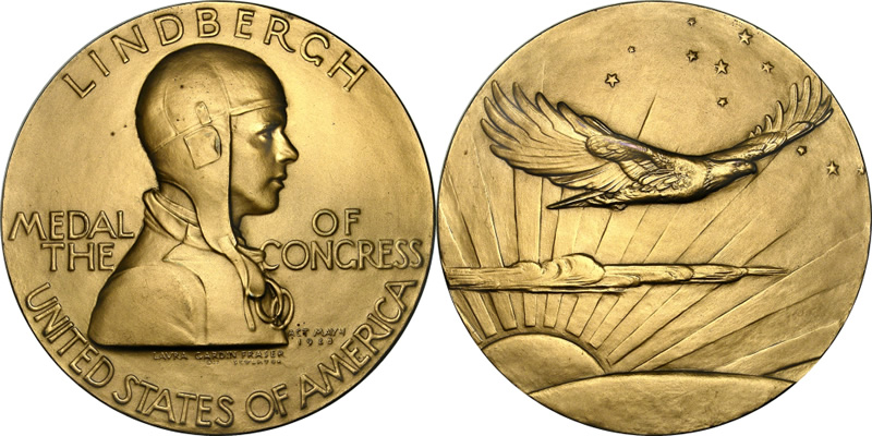 Charles-Lindbergh’s-Congressional-Gold-Medal