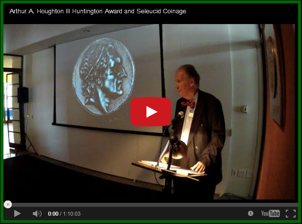 Arthur-A.-Houghton-III,-Huntington-Award-And-Seleucid-Coinage