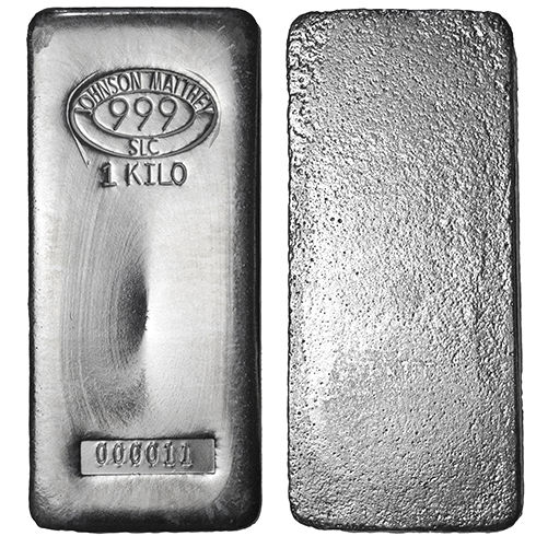 Johnson-Matthey-Kilo-Silver-Bars-Just-89�-/-Oz-Over-Spot!