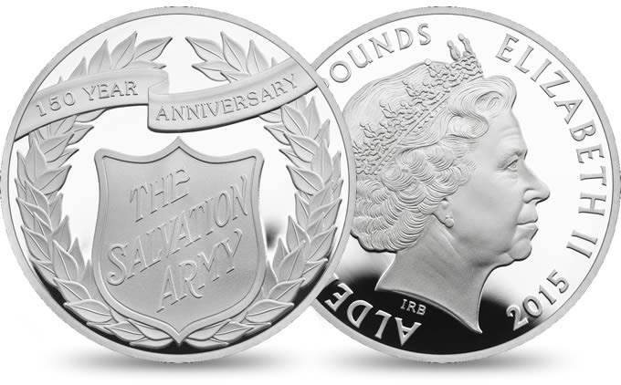 The-Royal-Mint-Commemorates-The-150th-Anniversary-Of-The-Salvation-Army-With-�5-Coins