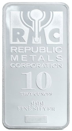 10-Oz-Rmc-Silver-Bars-Just-79�/Oz-Over-Spot!