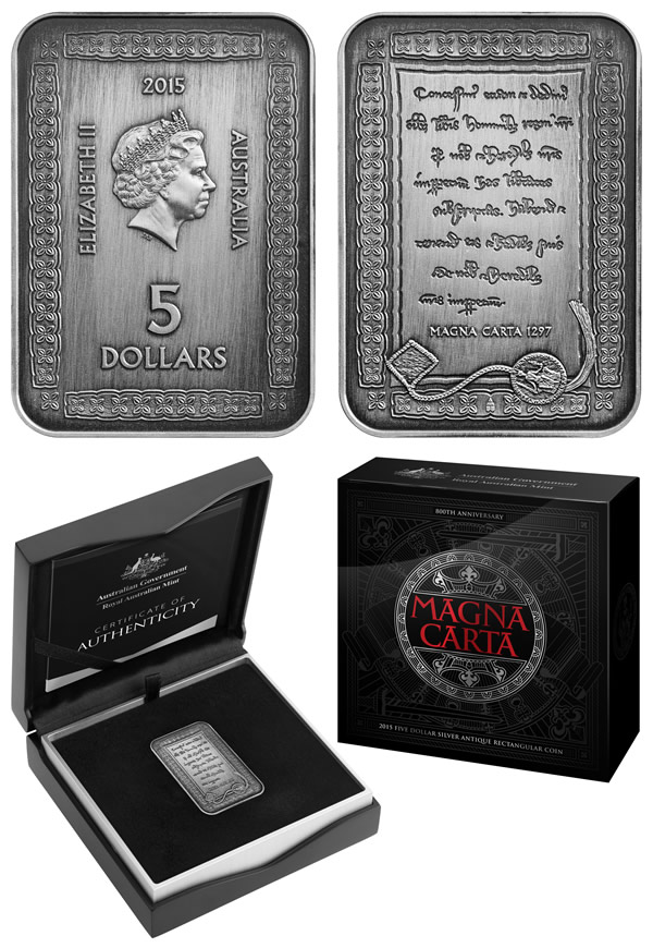 Magna-Carta-Captured-On-Antique-Rectangular-Coin-For-Its-800th-Anniversary