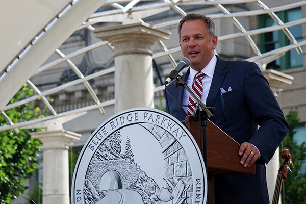 Inside-The-US-Mint:-US-Mint-Launches-Blue-Ridge-Parkway-Quarter-In-Ashville,-NC