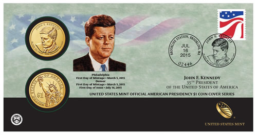 United-States-Mint-Opens-Sales-For-John-F.-Kennedy-$1-Coin-Cover-July-16