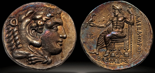 Ancient-Coins-�-Herakles�-Slaying-Of-The-Nemean-Lion