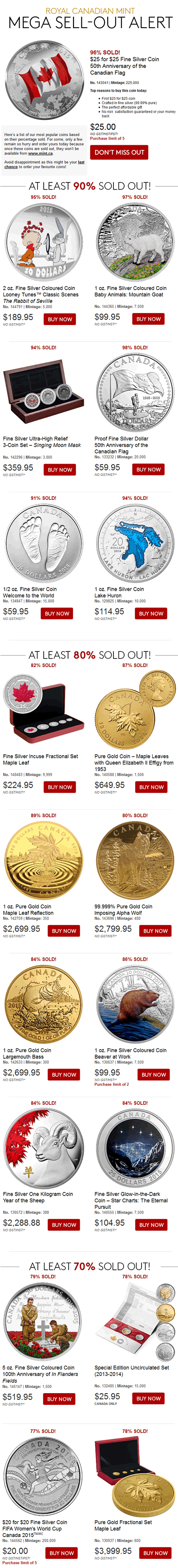 Royal-Canadian-Mint:-Mega-Sellout-Alert