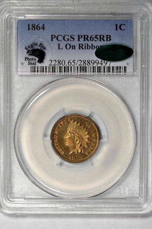 1864-PCGS-PR-65RB-Indian-Cent-Missing-From-Rick-Snow-At-Baltimore-Show