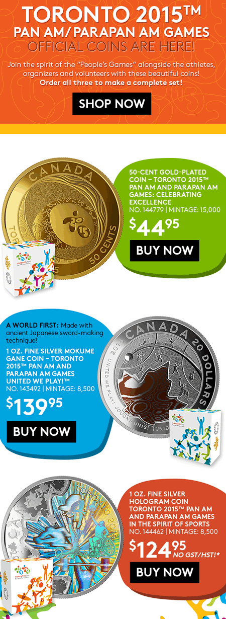 RCM-Alert:-Toronto-201-Pan-Am/Parapan-Am-Games-Official-Coins-Are-Here!