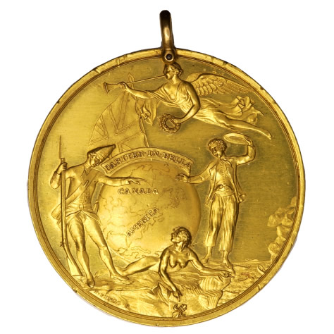 Seven-Years-War-Seige-Of-Louisbourg-Medals,-1758
