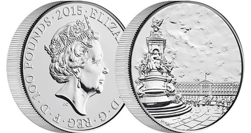 Royal-Mint-Celebrates-Buckingham-Palace-With-New-£100-Silver-Coin