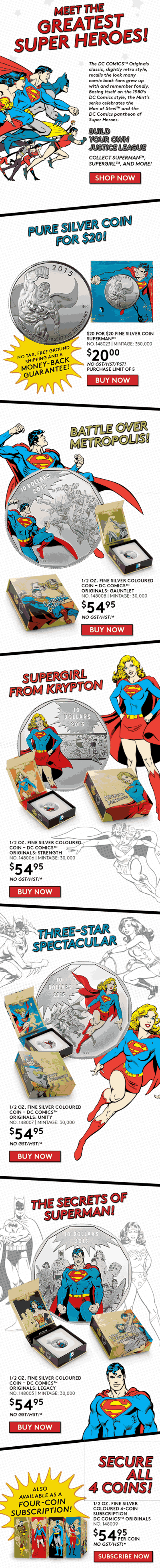 Royal-Canadian-Mint-New-Releases:-Meet-The-Greatest-Super-Heroes!
