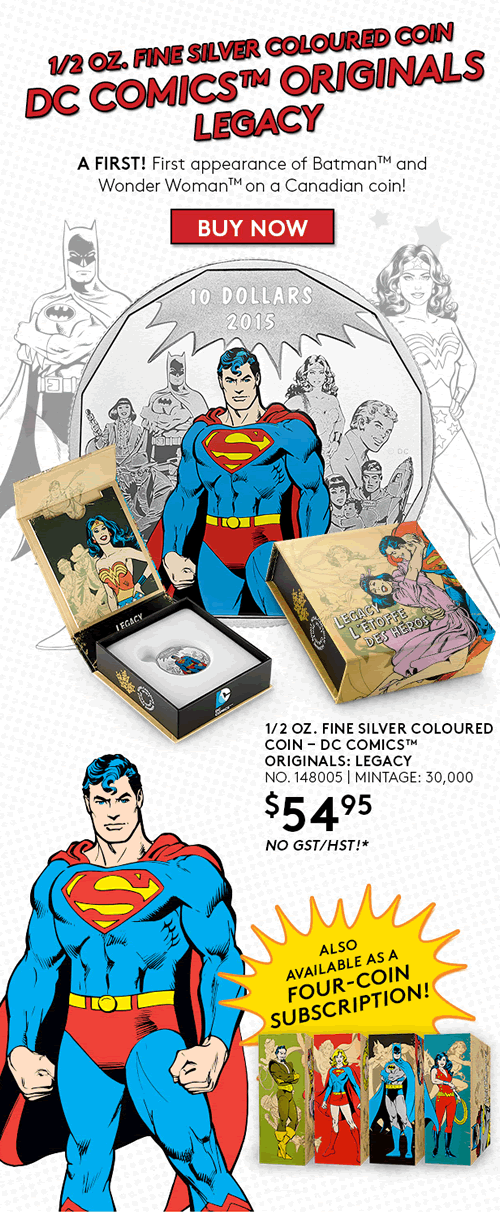 First-Appearance-Of-Batman-And-Wonder-Woman-On-A-Canadian-Coin!